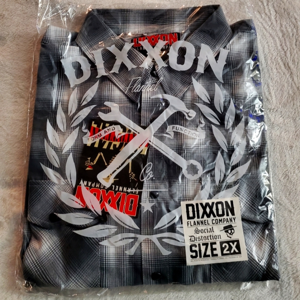 BNIB  Dixxon Social Distortion Flannel